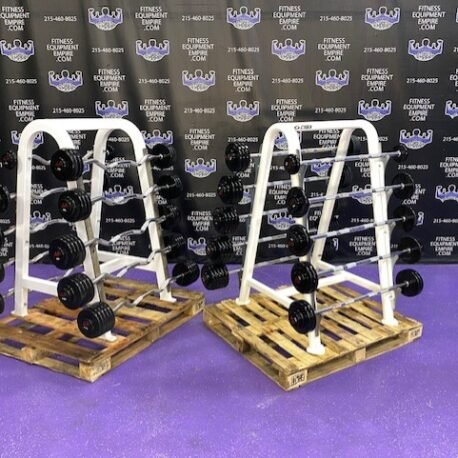 Buy GP Urethane 20-110 lbs. Fixed EZ Curl & Straight Bar Set w/Racks Buy GP Urethane 20-110 lbs. Fixed EZ Curl & Straight Bar Set w/Racks