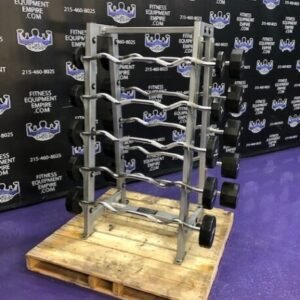 Buy Iron Grip Urethane 20-110 lb. EZ Curl Bar Set w/Hammer Strength Rack