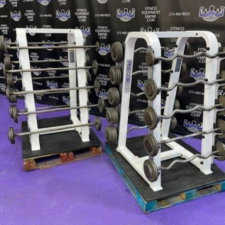 Buy Ivanko 20-110 lb. EZ Curl & Straight Bar Package w/Precor Icarian Racks Online Buy Ivanko 20-110 lb. EZ Curl & Straight Bar Package w/Precor Icarian Racks Online