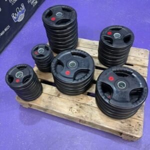 Commercial Rubber Covered Olympic KG Plates – Brand New For Sale | Fitness Equipments Empire