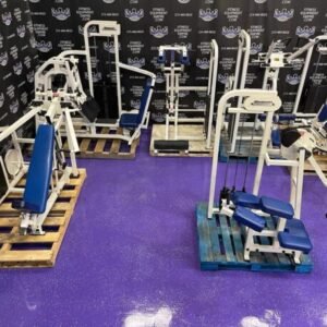 Magnum BiAngular Kevlar Belt Driven 11 Unit Total Body Circuit w/Heavy Stacks – Black Upholstery Available For Sale | Fitness Equipments Empire